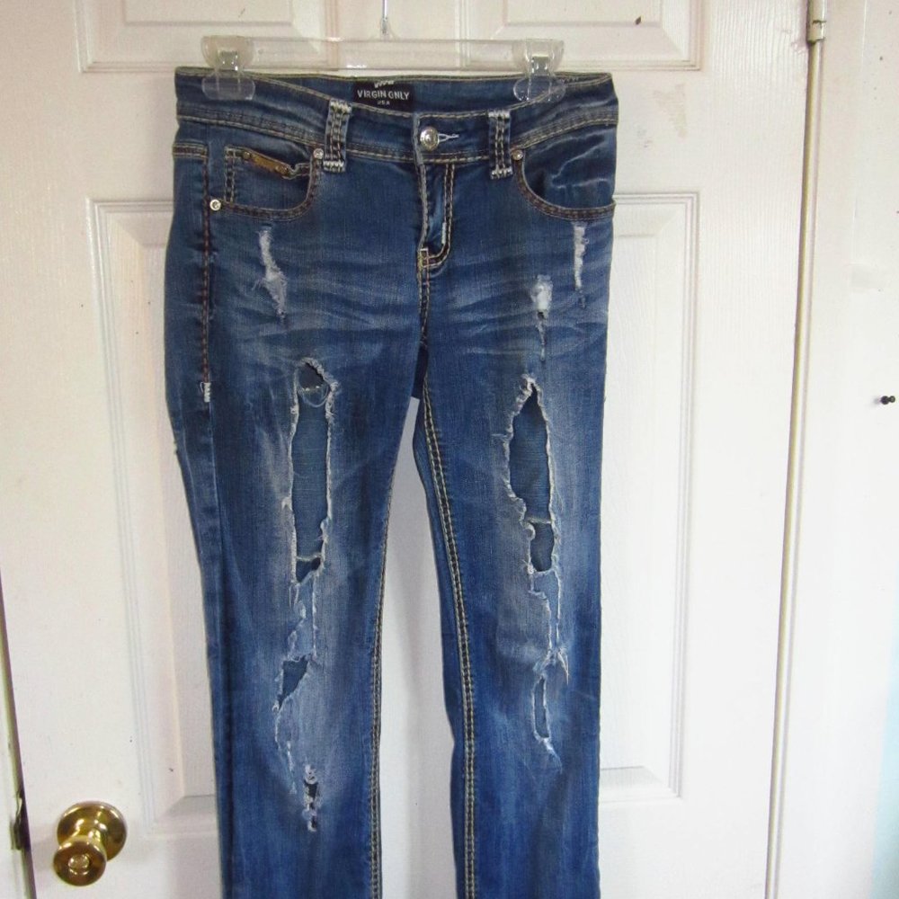 Virgin Only Distressed Jeans size 7